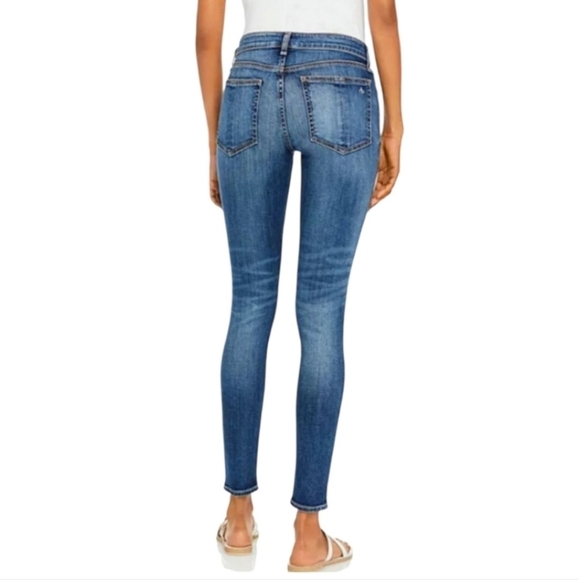 Rag & Bone Cate Mid Rise Blue Skinny Jeans Size 24 - Picture 11 of 12